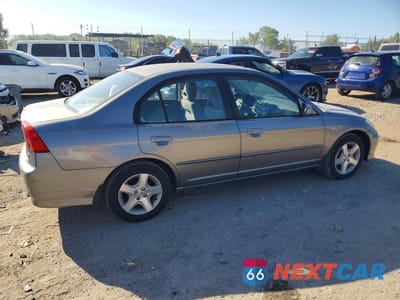 Trzecie zdjęcie samochodu z tyłu: 2005 HONDA CIVIC EX VIN:2HGES26855H553840 - miniatura