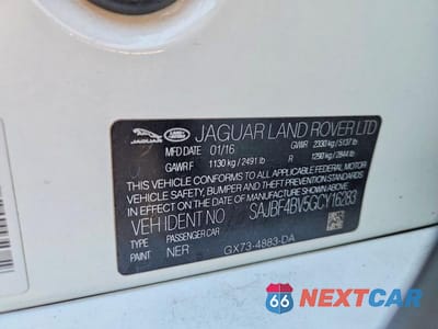 Zdjęcie 12 z 12 samochodu: 2016 JAGUAR XF R - SPORT VIN:SAJBF4BV5GCY16283 - miniatura
