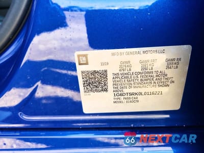 Zdjęcie 13 z 13 samochodu: 2020 CADILLAC CT5 PREMIUM LUXURY VIN:1G6DT5RK0L0116221 - miniatura