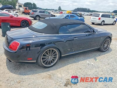 Trzecie zdjęcie samochodu z tyłu: 2010 BENTLEY CONTINENTAL GTC SPEED VIN:SCBDP3ZA6AC062838 - miniatura