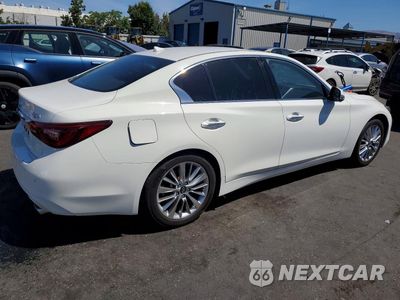 Trzecie zdjęcie samochodu z tyłu: 2021 INFINITI Q50 LUXE VIN:JN1EV7BP6MM706580 - miniatura