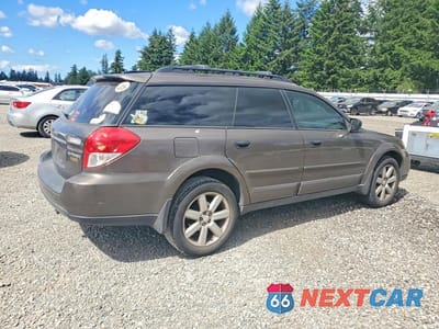 Trzecie zdjęcie samochodu z tyłu: 2009 SUBARU OUTBACK 2.5I VIN:4S4BP61C597323976 - miniatura