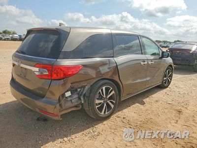 Trzecie zdjęcie samochodu z tyłu: 2018 HONDA ODYSSEY ELITE VIN:5FNRL6H99JB019685 - miniatura