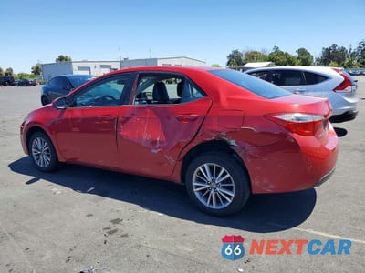 Drugie zdjęcie samochodu z przodu: 2014 TOYOTA COROLLA LE PREMIUM VIN:2T1BURHE5EC117460 - miniatura