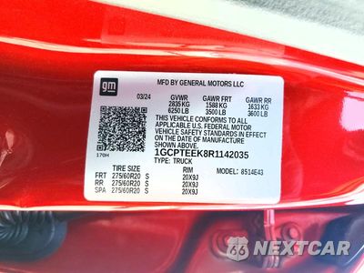 Zdjęcie 13 z 13 samochodu: 2024 CHEVROLET COLORADO TRAIL BOSS VIN:1GCPTEEK8R1142035 - miniatura