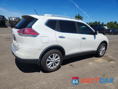 Trzecie zdjęcie samochodu z tyłu: 2016 NISSAN ROGUE SV VIN:KNMAT2MT4GP631122 - miniatura