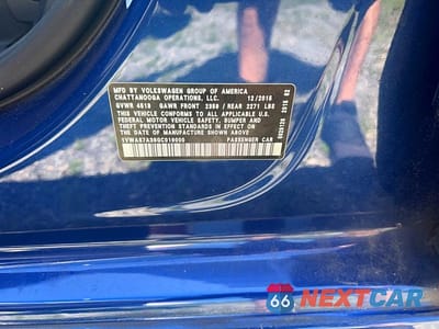 Zdjęcie 10 z 10 samochodu: 2016 VOLKSWAGEN PASSAT S VIN:1VWAS7A38GC019000 - miniatura