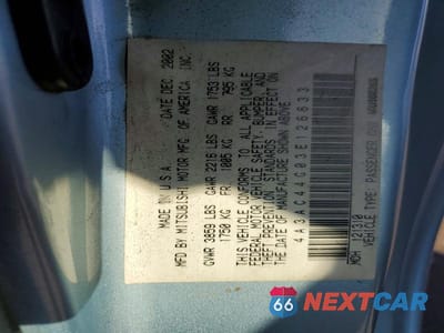 Zdjęcie 12 z 12 samochodu: 2003 MITSUBISHI ECLIPSE GS VIN:4A3AC44G03E126633 - miniatura
