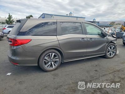 Trzecie zdjęcie samochodu z tyłu: 2023 HONDA ODYSSEY TOURING VIN:5FNRL6H85PB028366 - miniatura