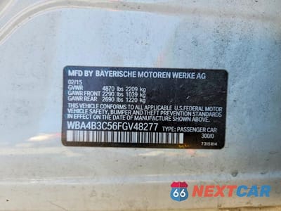 Zdjęcie 12 z 12 samochodu: 2015 BMW 435 XI GRAN COUPE VIN:WBA4B3C56FGV48277 - miniatura