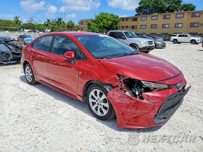 Czwarte zdjęcie samochodu z boku: 2021 TOYOTA COROLLA LE VIN:5YFEPMAE5MP190344 - miniatura