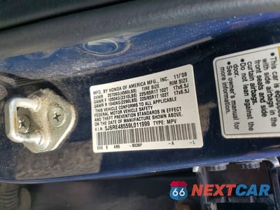 Zdjęcie 13 z 13 samochodu: 2009 HONDA CR-V EX VIN:5J6RE48559L011999 - miniatura