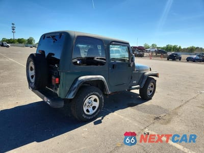 Trzecie zdjęcie samochodu z tyłu: 1997 JEEP WRANGLER / TJ SE VIN:1J4FY29PXVP511559 - miniatura