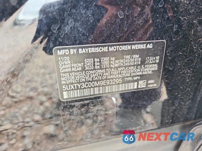 Zdjęcie 14 z 14 samochodu: 2021 BMW X3 SDRIVE30I VIN:5UXTY3C00M9E93295 - miniatura