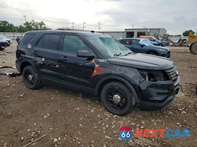 Czwarte zdjęcie samochodu z boku: 2016 FORD EXPLORER POLICE INTERCEPTOR VIN:1FM5K8AR0GGA78206 - miniatura