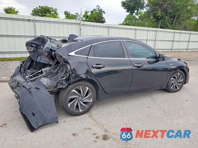 Trzecie zdjęcie samochodu z tyłu: 2019 HONDA INSIGHT TOURING VIN:19XZE4F96KE013898 - miniatura