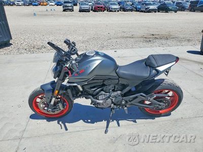 Trzecie zdjęcie samochodu z tyłu: 2022 DUCATI MONSTER VIN:ZDMMAMDT7NB006372 - miniatura