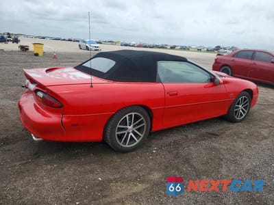 Trzecie zdjęcie samochodu z tyłu: 2002 CHEVROLET CAMARO Z28 VIN:2G1FP32G922129799 - miniatura