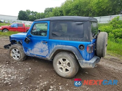 Drugie zdjęcie samochodu z przodu: 2022 JEEP WRANGLER SPORT VIN:1C4GJXAGXNW223148 - miniatura