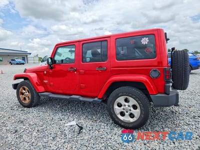 Drugie zdjęcie samochodu z przodu: 2015 JEEP WRANGLER UNLIMITED SAHARA VIN:1C4BJWEGXFL527971 - miniatura
