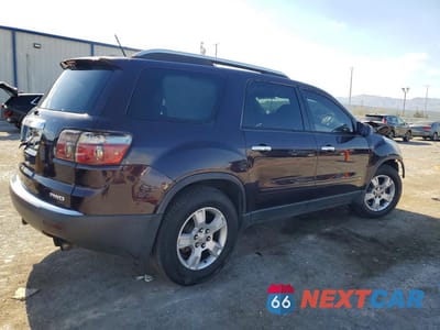 Trzecie zdjęcie samochodu z tyłu: 2009 GMC ACADIA SLE VIN:1GKEV13D49J156257 - miniatura