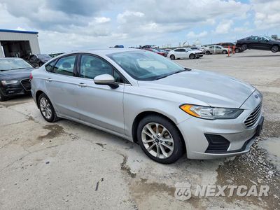 Czwarte zdjęcie samochodu z boku: 2019 FORD FUSION SE VIN:3FA6P0LU4KR263914 - miniatura
