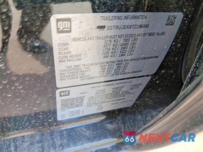 Zdjęcie 12 z 12 samochodu: 2026 GMC SIERRA K1500 ELEVATION-L VIN:1GTRUJEK9TZ186665 - miniatura