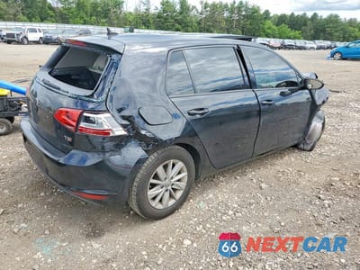 Trzecie zdjęcie samochodu z tyłu: 2016 VOLKSWAGEN GOLF S VIN:3VW217AUXGM019501 - miniatura