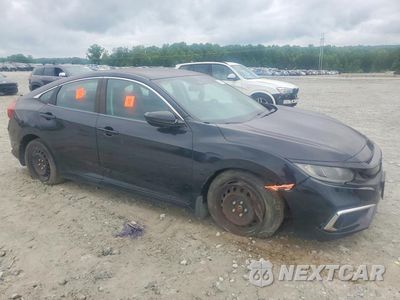 Czwarte zdjęcie samochodu z boku: 2019 HONDA CIVIC LX VIN:19XFC2F69KE215430 - miniatura