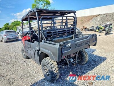 Trzecie zdjęcie samochodu z tyłu: 2018 KAWASAKI MULE PRO-FXT UTILITY VEHICLE VIN:JKBAFSC13JB513012 - miniatura
