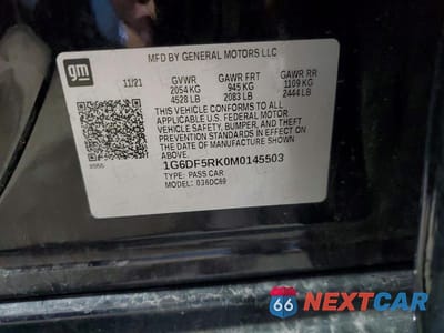Zdjęcie 12 z 12 samochodu: 2021 CADILLAC CT4 PREMIUM LUXURY VIN:1G6DF5RK0M0145503 - miniatura