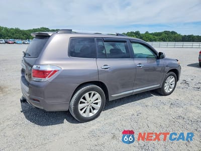 Trzecie zdjęcie samochodu z tyłu: 2012 TOYOTA HIGHLANDER HYBRID LIMITED VIN:JTEDC3EH8C2008019 - miniatura