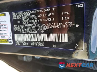 Zdjęcie 13 z 13 samochodu: 2024 LEXUS NX 350 PREMIUM VIN:2T2GGCEZ7RC050508 - miniatura