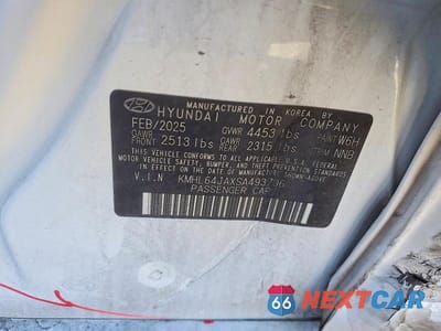 Zdjęcie 13 z 13 samochodu: 2025 HYUNDAI SONATA SEL VIN:KMHL64JAXSA493706 - miniatura