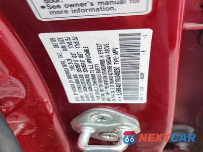 Zdjęcie 13 z 13 samochodu: 2009 HONDA CR-V EXL VIN:5J6RE48719L048260 - miniatura