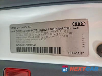 Zdjęcie 12 z 12 samochodu: 2019 AUDI S5 PREMIUM PLUS VIN:WAUB4CF57KA082546 - miniatura