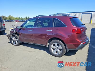 Drugie zdjęcie samochodu z przodu: 2012 ACURA MDX TECHNOLOGY VIN:2HNYD2H39CH503439 - miniatura