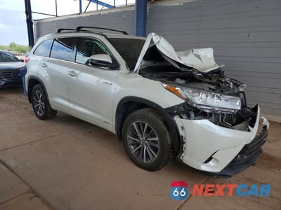 Czwarte zdjęcie samochodu z boku: 2017 TOYOTA HIGHLANDER HYBRID XLE VIN:5TDJGRFH2HS034225 - miniatura