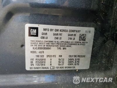 Zdjęcie 12 z 12 samochodu: 2016 BUICK ENCORE CONVENIENCE VIN:KL4CJBSBXGB566941 - miniatura