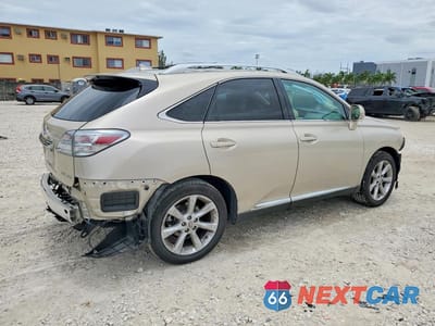 Trzecie zdjęcie samochodu z tyłu: 2012 LEXUS RX 350 VIN:2T2ZK1BA3CC074628 - miniatura