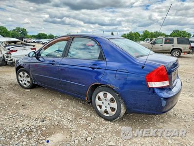 Trzecie zdjęcie samochodu z tyłu: 2007 KIA SPECTRA LX VIN:KNAFE121175400487 - miniatura