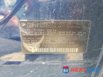 Zdjęcie 13 z 13 samochodu: 2012 BMW X5 VIN:5UXZV4C58CL749797 - miniatura