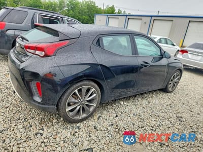 Trzecie zdjęcie samochodu z tyłu: 2020 HYUNDAI VELOSTER 2.0L PREMIUM VIN:KMHTG6AF2LU026199 - miniatura