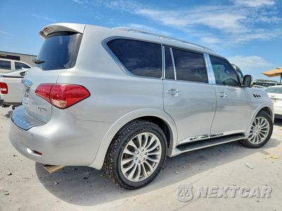 Trzecie zdjęcie samochodu z tyłu: 2016 INFINITI QX80 BASE VIN:JN8AZ2NF2G9613539 - miniatura