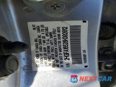 Zdjęcie 12 z 12 samochodu: 2008 HONDA CIVIC LX VIN:2HGFA16528H302012 - miniatura