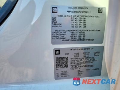 Zdjęcie 13 z 13 samochodu: 2024 CHEVROLET SILVERADO K1500 LT-L VIN:1GCRDKEK3RZ390117 - miniatura