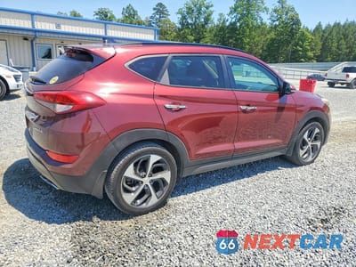 Trzecie zdjęcie samochodu z tyłu: 2016 HYUNDAI TUCSON LIMITED VIN:KM8J33A25GU048881 - miniatura