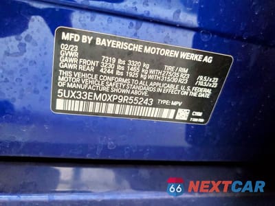 Zdjęcie 14 z 14 samochodu: 2023 BMW X7 M60I VIN:5UX33EM0XP9R55243 - miniatura