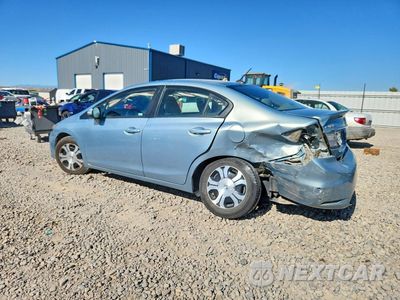 Drugie zdjęcie samochodu z przodu: 2013 HONDA CIVIC HYBRID L VIN:19XFB4F33DE004067 - miniatura
