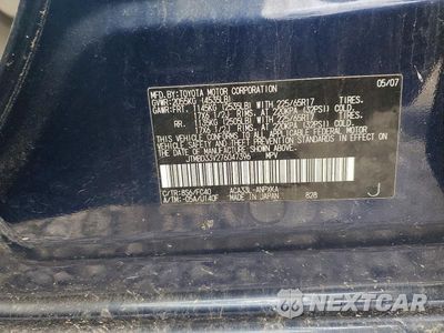 Zdjęcie 13 z 13 samochodu: 2007 TOYOTA RAV4 BASE VIN:JTMBD33V276047396 - miniatura
